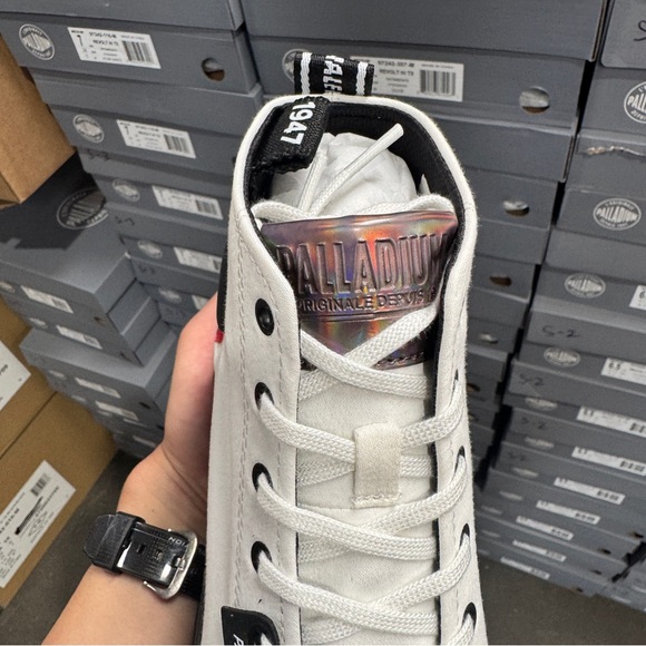 Palladium Revolt Hi Tx Sneaker Boots 97242-116-m S3 Star White (2nd Pair) - Picture 6 of 14